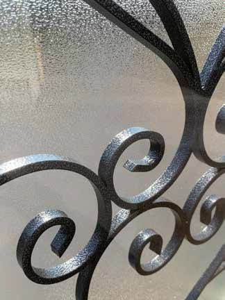 Grille décorative acier