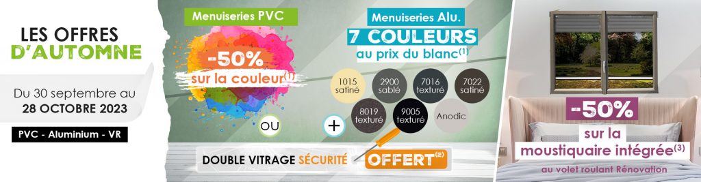Promotions menuiseries Normabaie