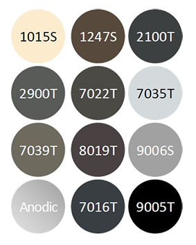 Fenêtres aluminium couleurs Premium