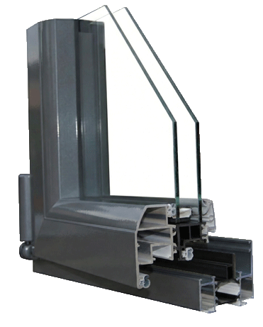 angle ouvrant aluminium visible